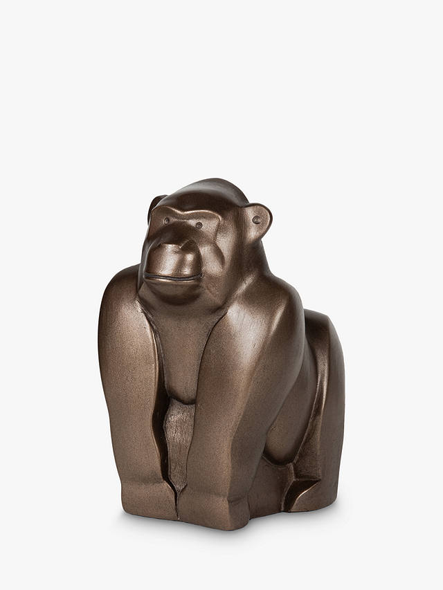 Frith Sculpture Silverback Gorilla by Adrian Tinsley , H18cm, Bronze