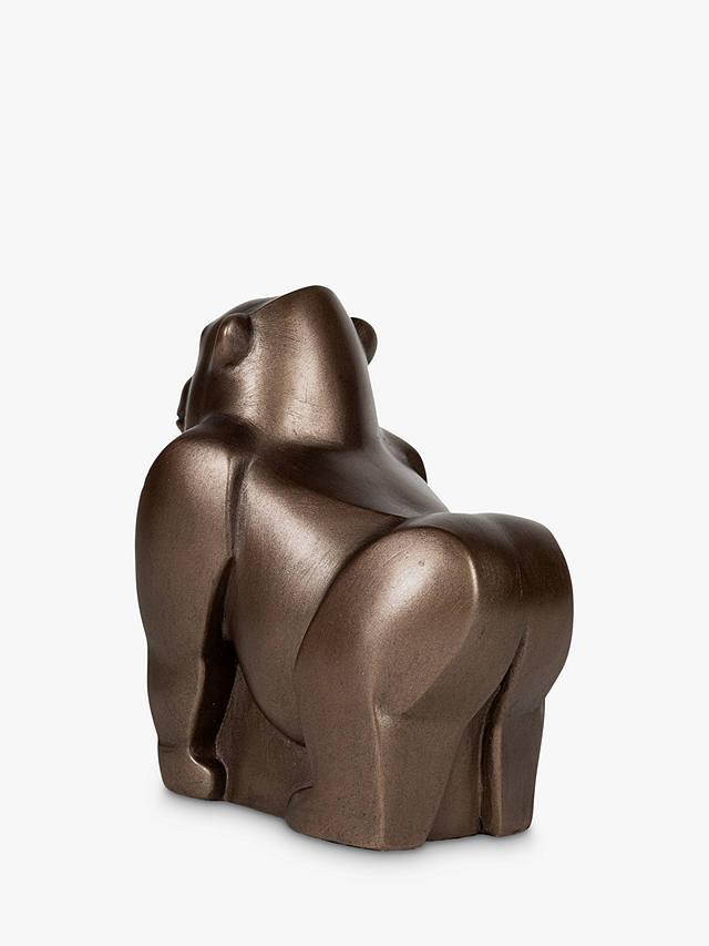 Frith Sculpture Silverback Gorilla by Adrian Tinsley , H18cm, Bronze
