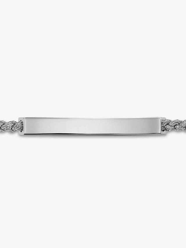 Monica Vinader Linear Friendship Bracelet, Silver