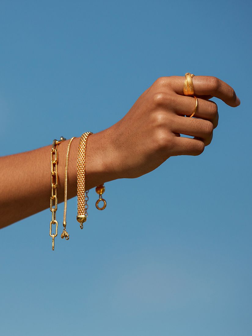 Monica Vinader Fine Chain Bracelet, Gold