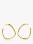 Monica Vinader Nura Reef Wrap Drop Earrings, Gold