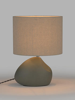 Pebble Ceramic Table Lamp Grey, Ceramic Table Lamps Uk John Lewis