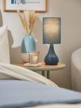 John Lewis ANYDAY Kristy Touch Table Lamp, Fjord