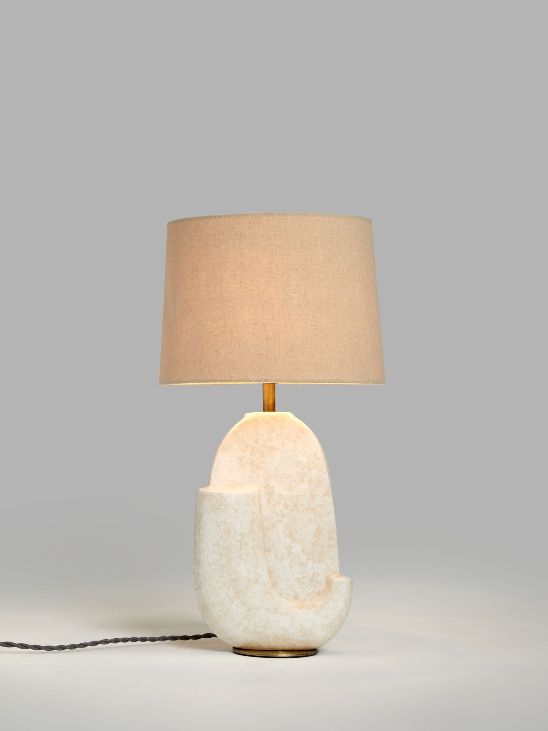 Elephant Ceramic Table Lamp Natural, Elephant Base Table Lamp