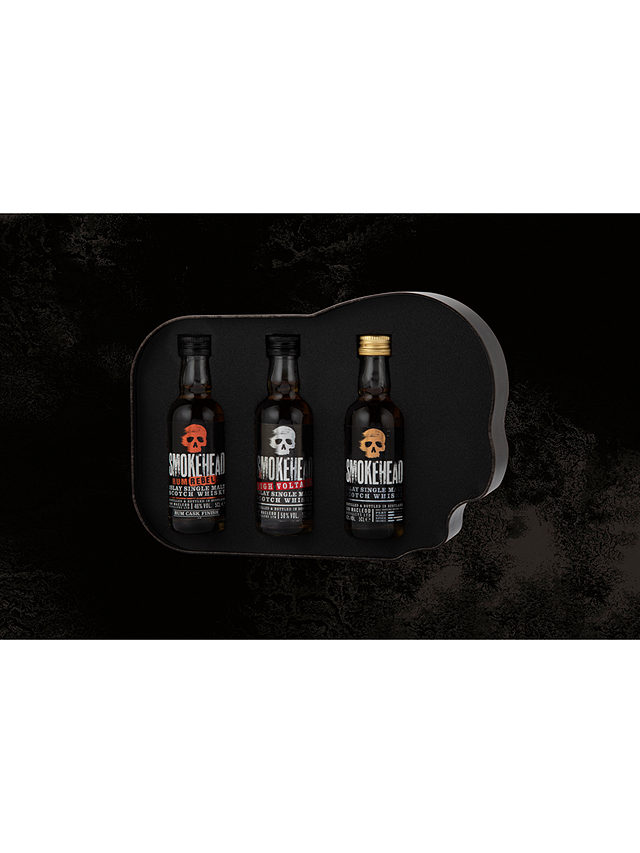 Smokehead Whisky Gift Tin, 3x 5cl