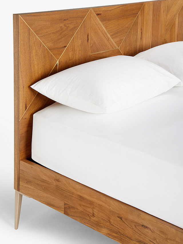 John Lewis + Swoon Mendel Bed Frame, Double, Light Brown
