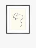 Pablo Picasso - 'Souris' Mouse Sketch Framed Print, 47 x 37cm, Black/White