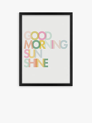 Esme Lintin - 'Good Morning Sunshine' Framed Print, 54 x 39cm, Multi