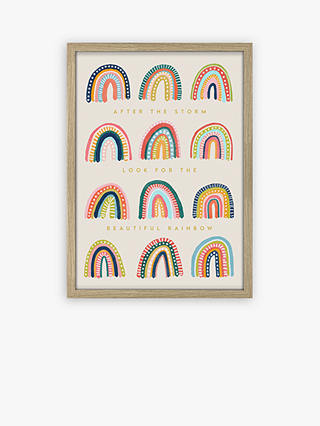 Esme Lintin - 'After The Storm' Rainbow Framed Print, 54 x 39cm, Multi