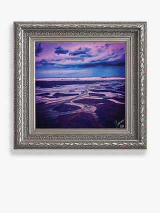 YARDART - Charlotte Clemence 'Memories' Outdoor Waterproof Framed Print, 87.5 x 87.5cm, Purple