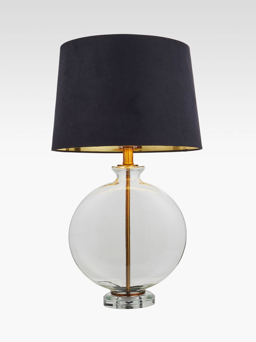 Photo of Bay lighting liza glass table lamp clear/antique brass