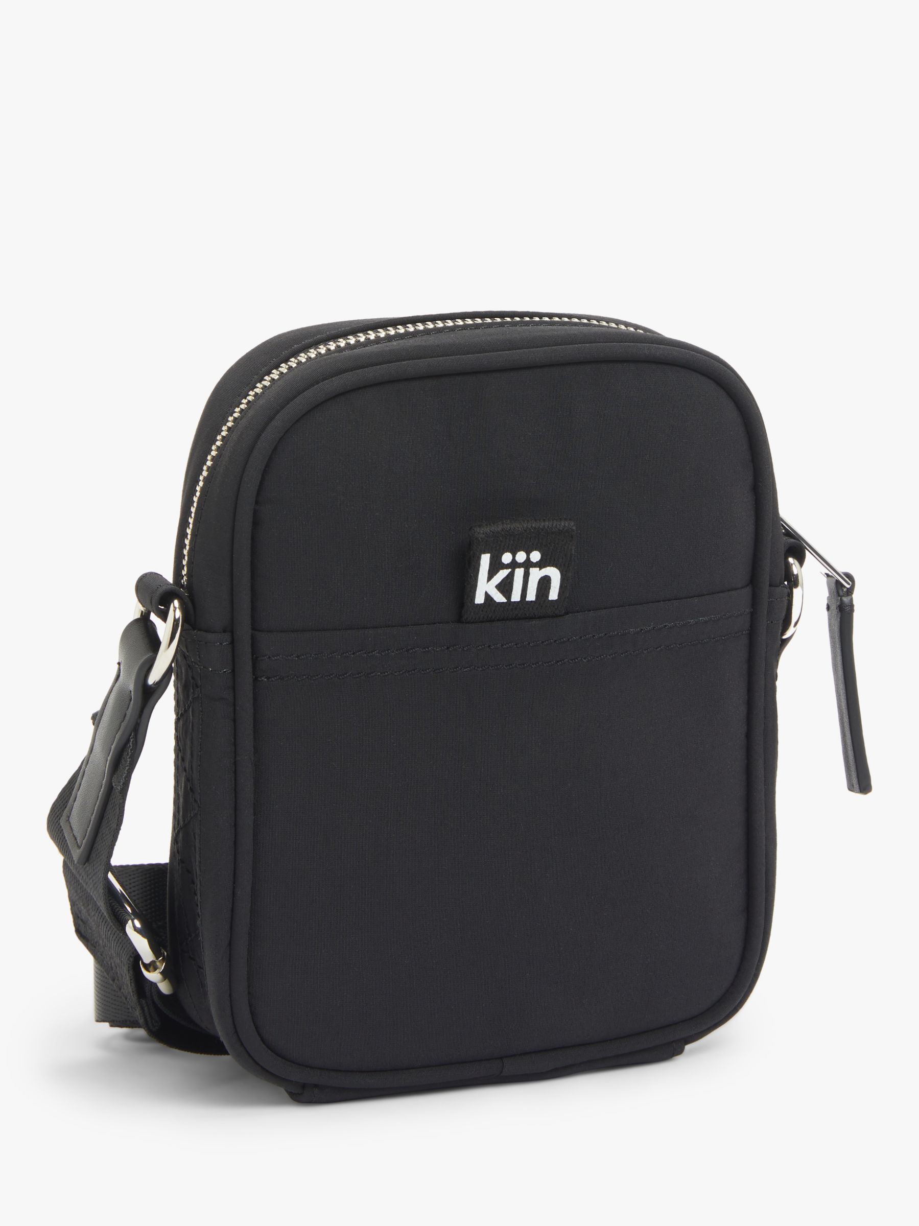 Kin North South Cross Body Bag, Black at John Lewis & Partners