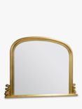 Gallery Direct Thornby Overmantle Wall Mirror, 94 x 118, Gold