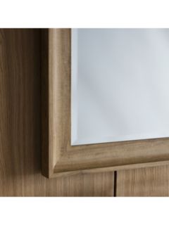 Gallery Direct Fraser Rectangular Wood-Effect Frame Leaner Mirror, 152 x 63.5cm, Oak