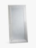 Gallery Direct Knapton Rectangular Bevelled Glass Leaner / Wall Mirror, 162 x 78cm, Clear