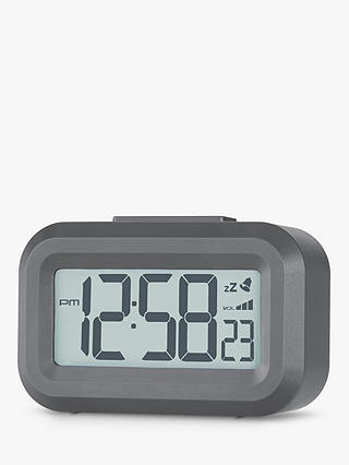Acctim Small LCD Digital Alarm Clock, Grey