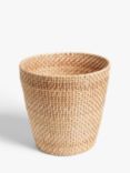 John Lewis Waste Paper Basket, Natural