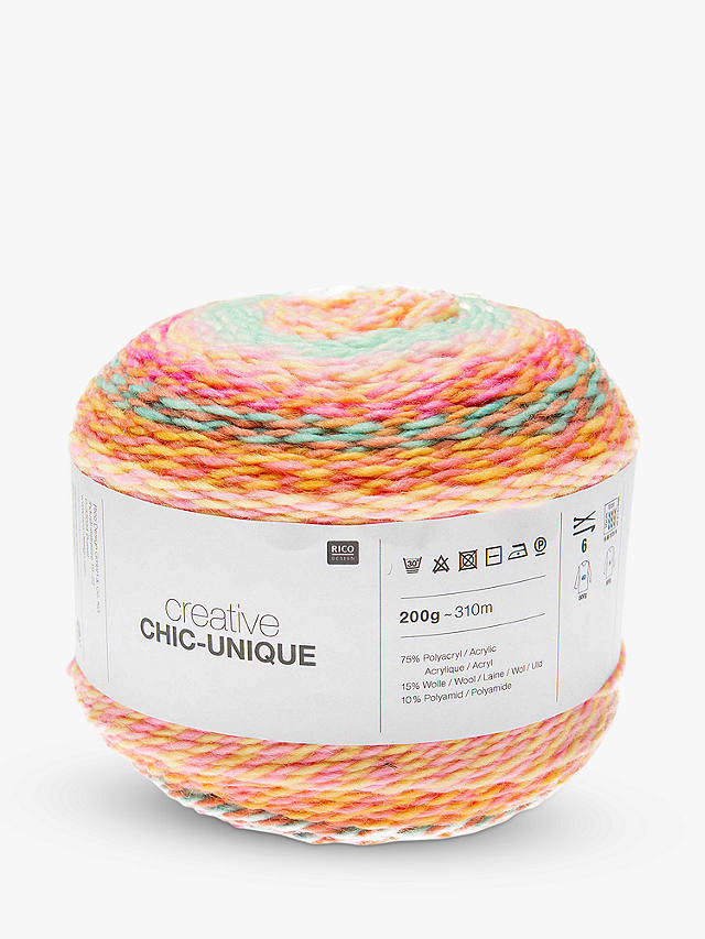 Rico Design Creative Chic Unique Yarn, 200g, Candy
