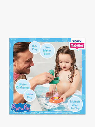 TOMY Toomies Peppa Pig George's Dinosaur Float Bath Toy