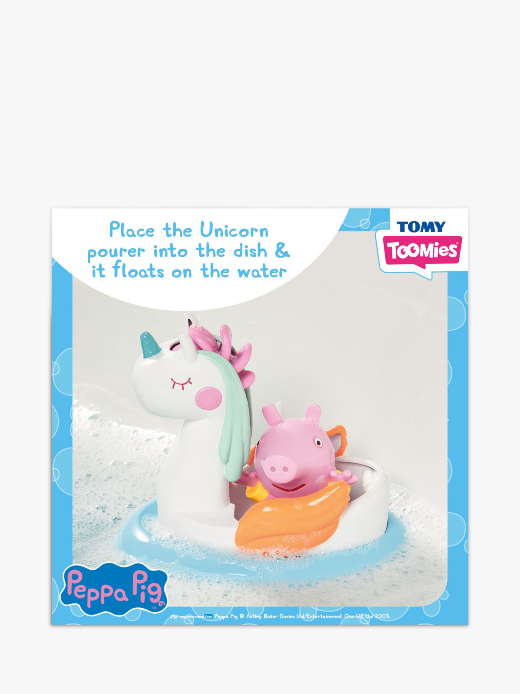 Tomy Toomies Peppa Pig Bath Pourers/Floats Asst Baby Bathtime Toy 18 Month+ 