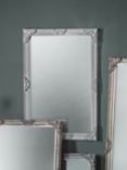Fiennes Rectangular Decorative Frame Wall Mirror, 103 x 70cm, White