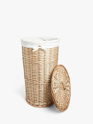 John Lewis ANYDAY Willow Round Laundry Basket