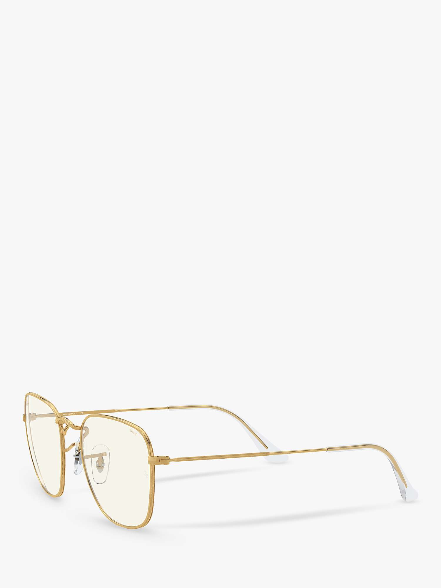 Buy Ray-Ban RB3857 Women's Square Sunglasses, Gold Online at johnlewis.com