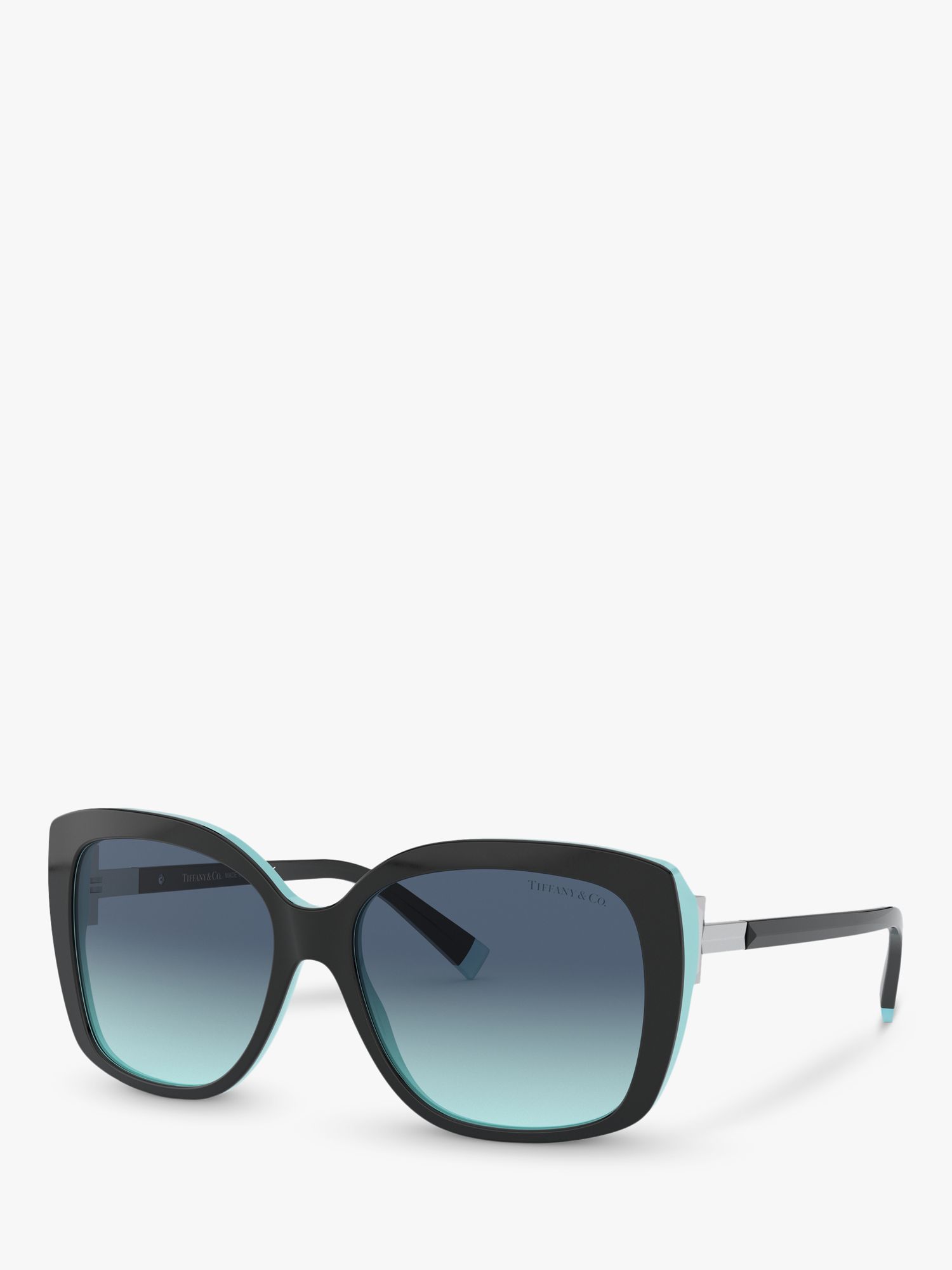 Tiffany & Co TF4171 Women's Square Sunglasses, Aqua Blue