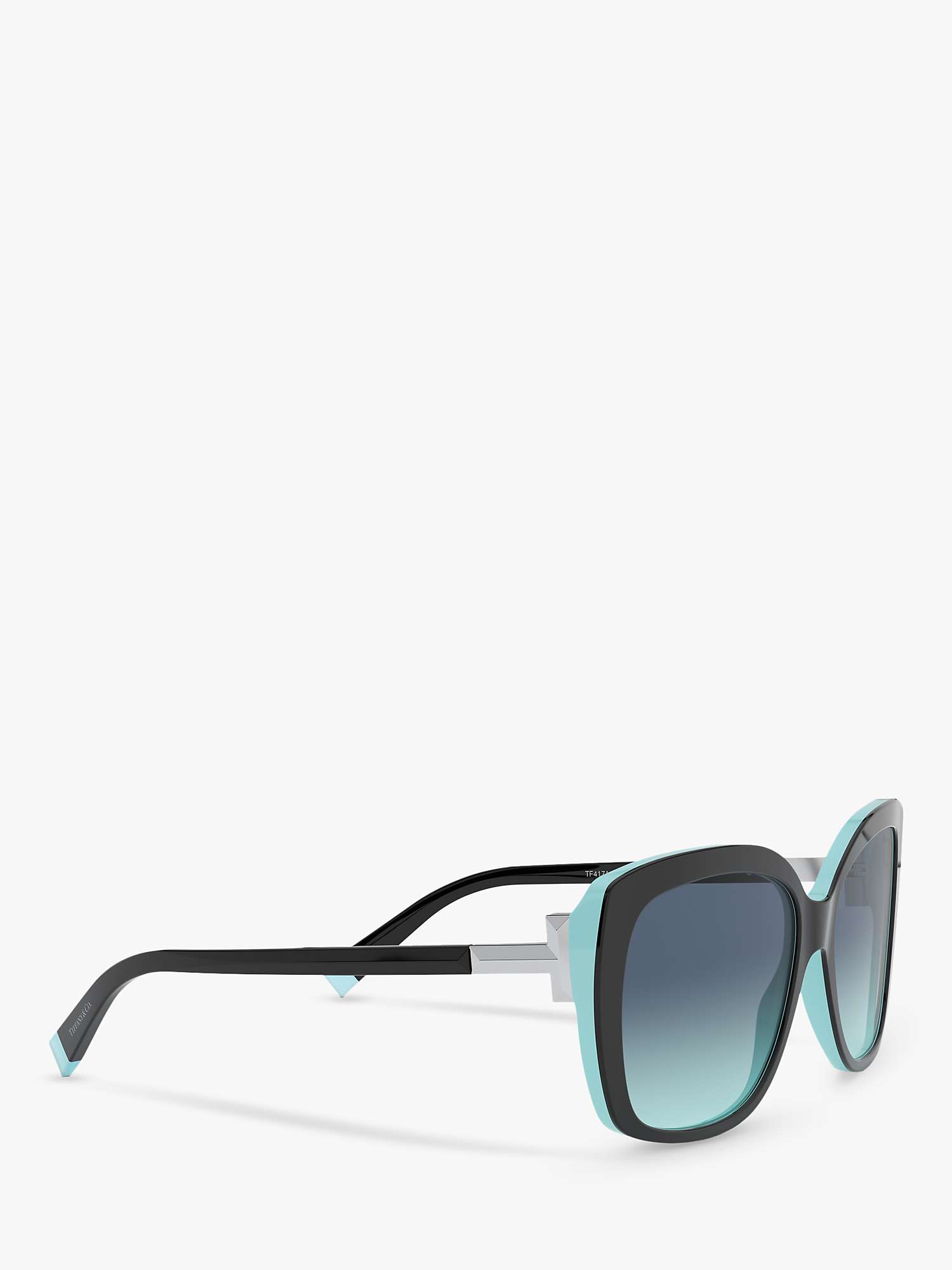 Buy Tiffany & Co TF4171 Women's Square Sunglasses, Aqua Blue Online at johnlewis.com