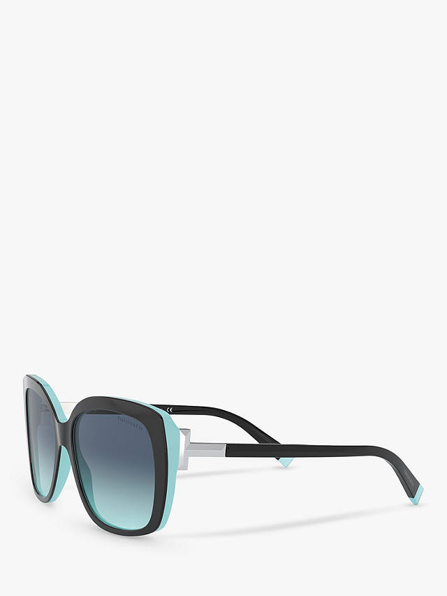 Tiffany & Co TF4171 Women's Square Sunglasses, Aqua Blue