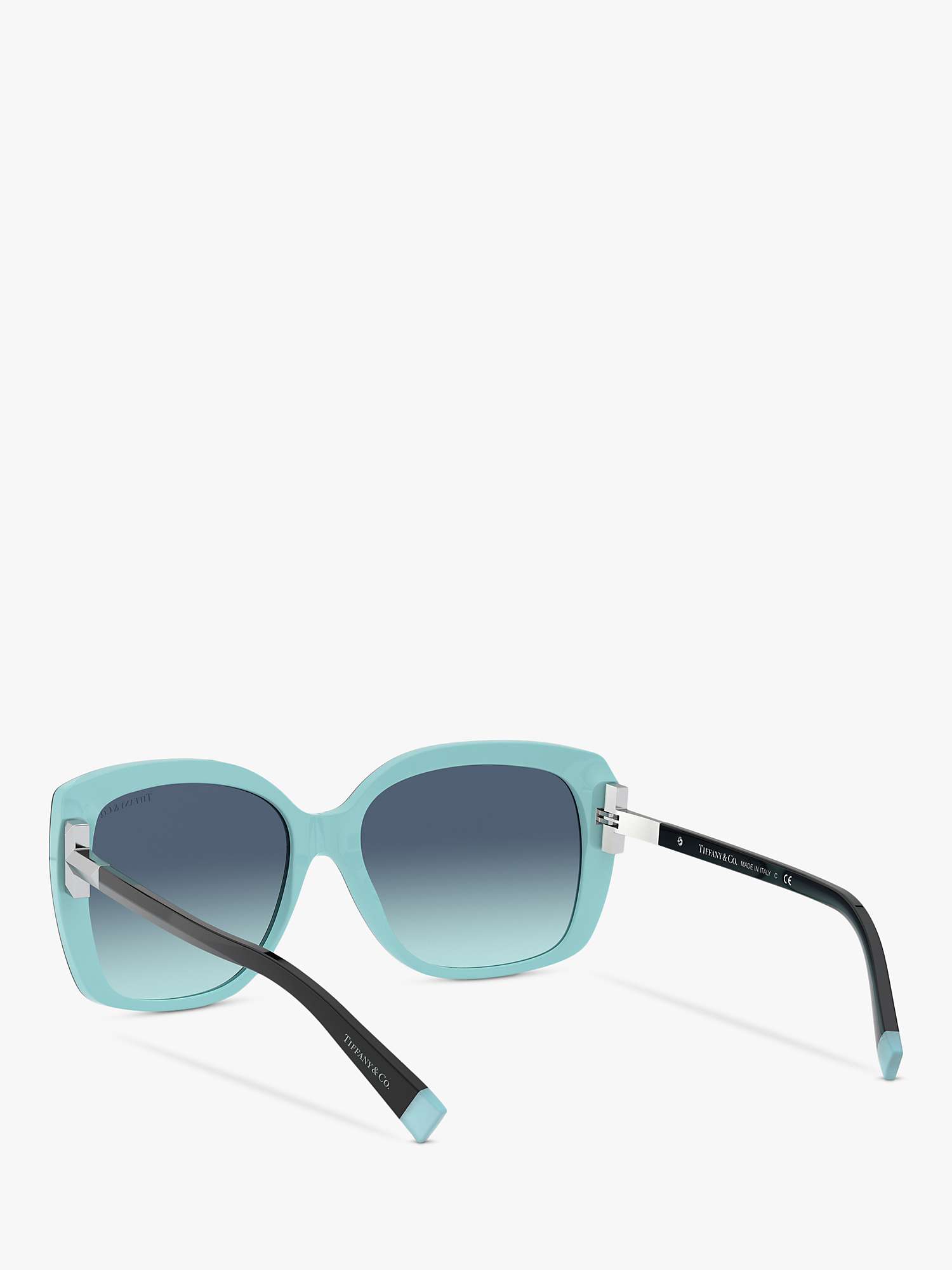 Buy Tiffany & Co TF4171 Women's Square Sunglasses, Aqua Blue Online at johnlewis.com