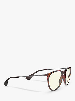Ray-Ban RB4171 Women's Square Tortoise Shell Sunglasses, Mid Brown