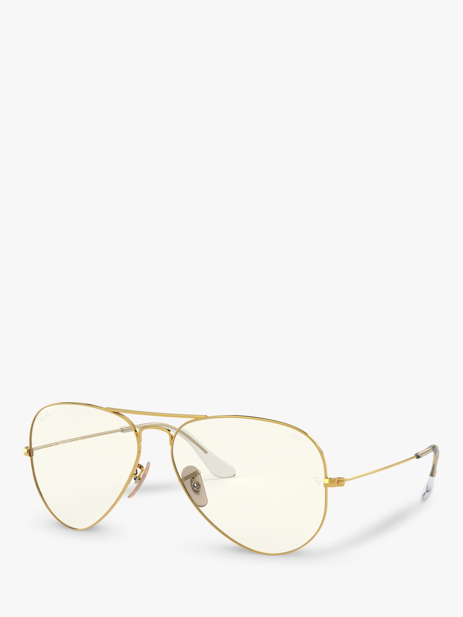 Gold Frame Aviator Sunglasses | John Lewis & Partners