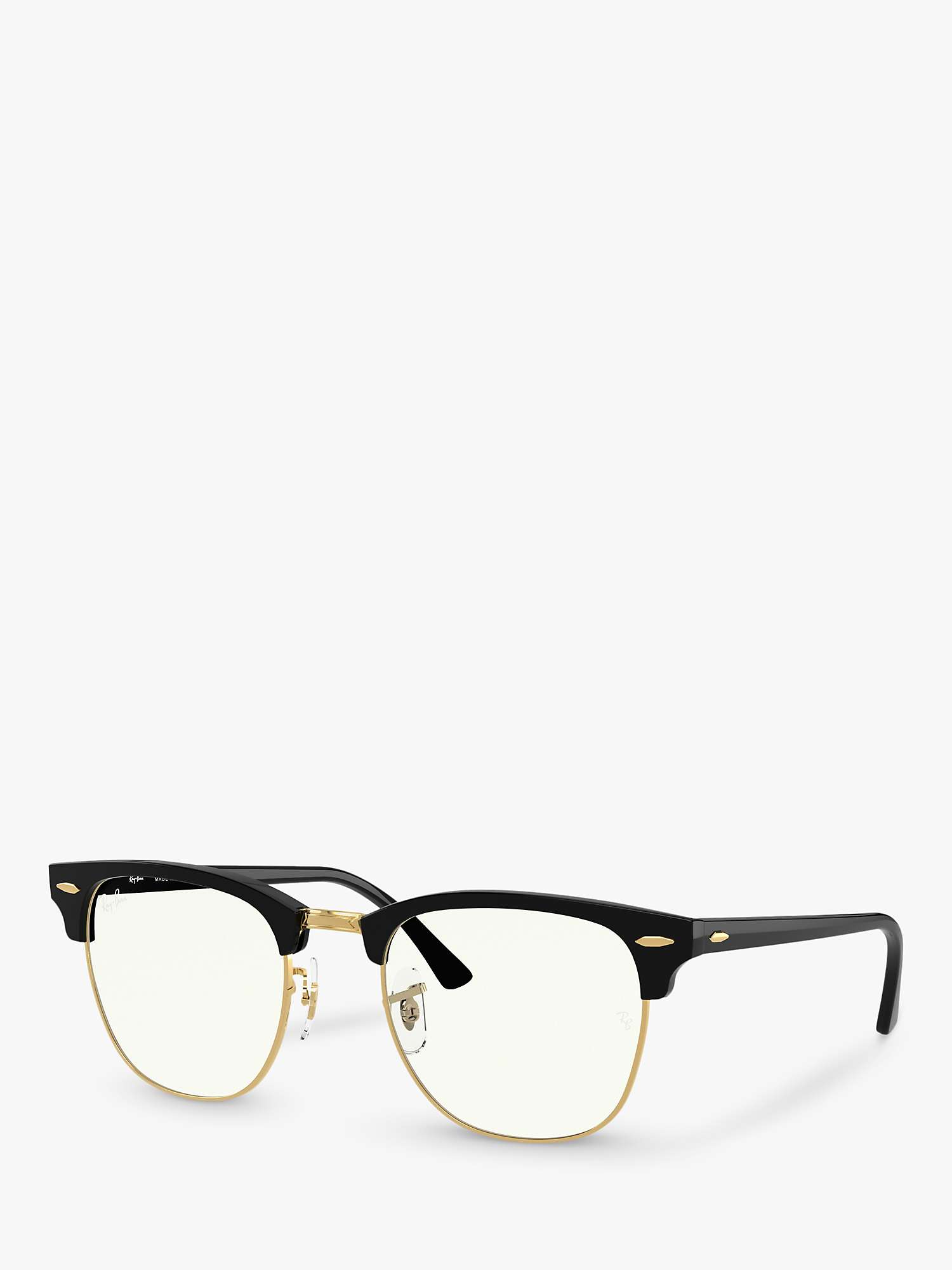 Buy Ray-Ban RB3016 Women's Square Sunglasses, Black Online at johnlewis.com