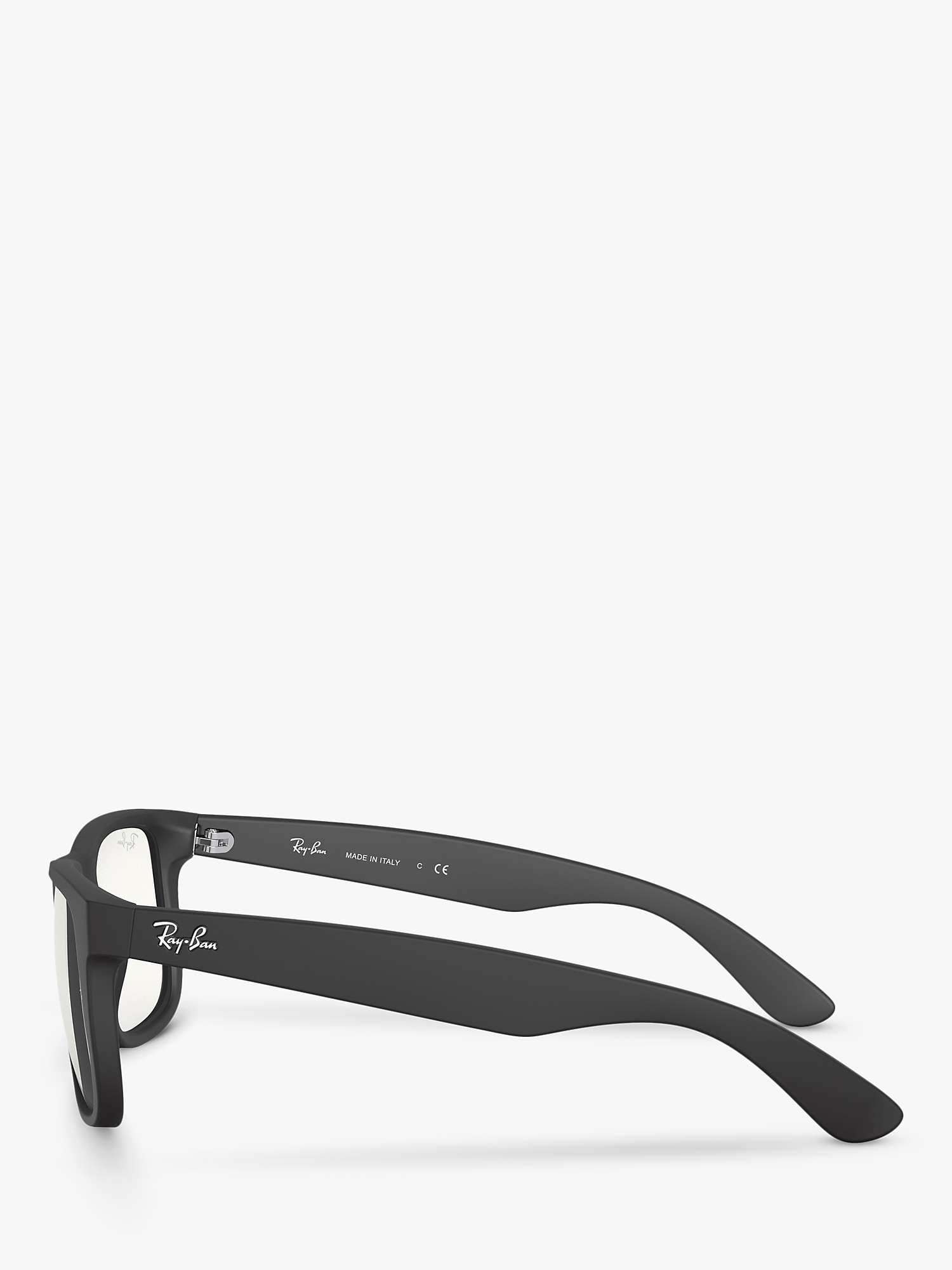 Buy Ray-Ban RB4165 Women's Rectangular Sunglasses, Black Online at johnlewis.com