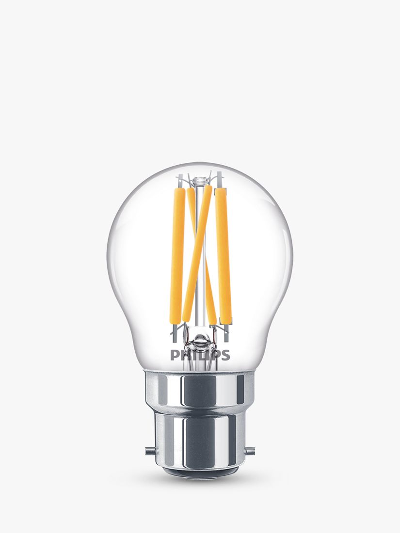 Photo of Philips 40w p45 b22 bc led dimmable classic bulb clear
