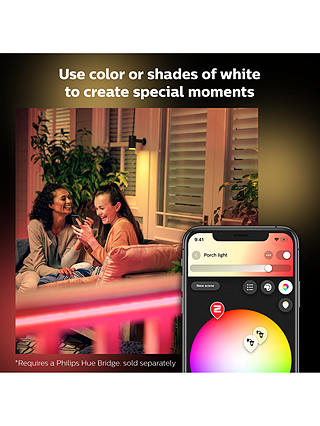 Philips Hue White and Colour Ambiance Outdoor LED Smart 5 Metre Lightstrip with Bluetooth