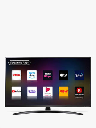 LG 50NANO796NE (2020) LED HDR NanoCell 4K Ultra HD Smart TV, 50 inch with Freeview HD/Freesat HD & Crescent Stand, Black