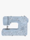 John Lewis JL111 Sketchy Dog Print Sewing Machine, Light Blue