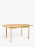 John Lewis ANYDAY Fern 4-6 Seater Extending Dining Table, Oak