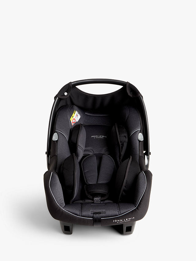 John Lewis & Partners Group 0+ Belted Baby Car Seat, Charcoal