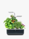 Veritable Indoor Garden Smart Edition 4 Slot Herb & Plant Holder, Black