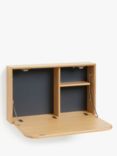 John Lewis & Partners Fern Wall-Mounted Folding Desk, Natural