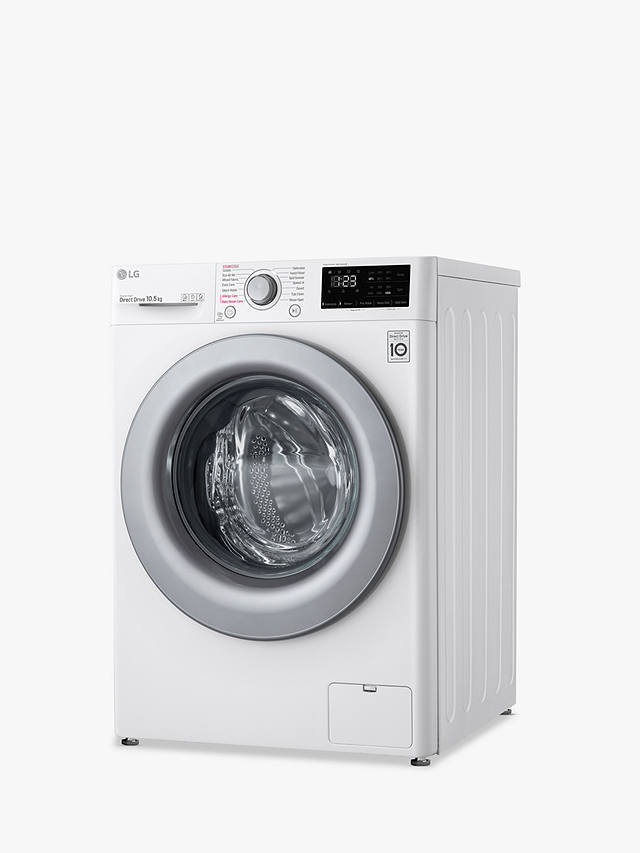 Buy LG F4V310WSE Freestanding Washing Machine, 10.5kg Load, 1400rpm, White Online at johnlewis.com