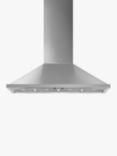 Smeg Portofino KPF12 120cm Chimney Cooker Hood, Stainless Steel