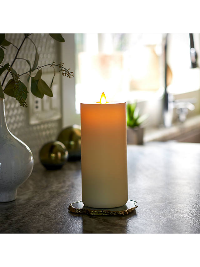 LightLi Moving Flame LED Light Touch Candle, 20 cm