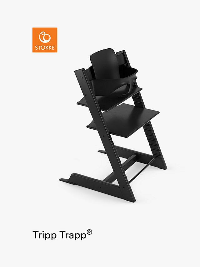 Stokke Tripp Trapp Highchair Baby Set, Black