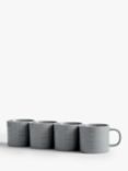 ANYDAY John Lewis & Partners Craft Speckle Glaze Mugs, Set of 4, 300ml