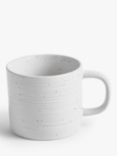 John Lewis ANYDAY Craft Speckle Glaze Mugs, Set of 4, 260ml, White