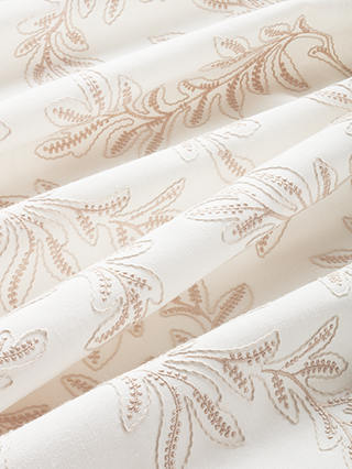 John Lewis & Partners Acanthus Embroidered Furnishing Fabric, Marshmallow